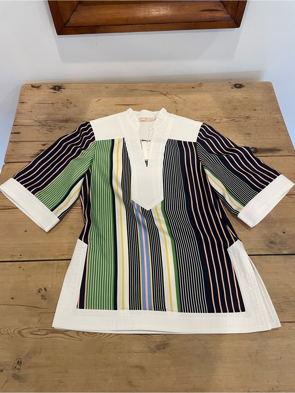 Tory Burch Field Day Tunic size small NWT